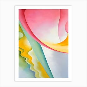 Georgia O'Keeffe - Abstraction No. 77 (Tulip) Art Print
