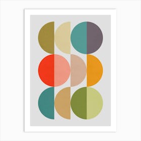 Art of circles in harmony 10 1 Art Print