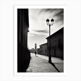 Segovia, Spain, Black And White Analogue Photography 1 Art Print