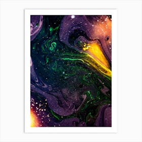 Abstract Nebula Art Print