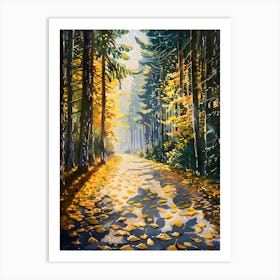 Autumn Path Art Print