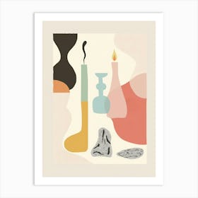 Cute Abstract Objects Collection 1 Art Print