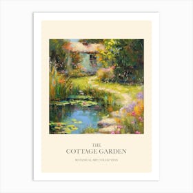 Cottage Garden Poster Fairy Pond 6 Art Print