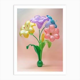 Dreamy Inflatable Flowers Lily 3 Art Print