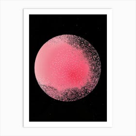 Pink Sphere Art Print