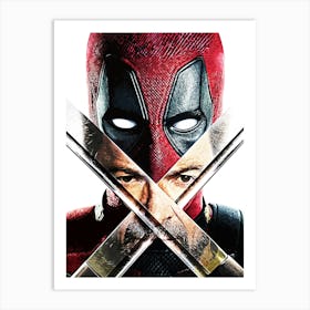 Deadpool And Wolverine 3 Art Print