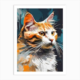 Cat Painting Art Print