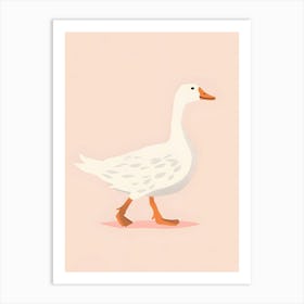 White Goose Kids and Nursery Art Print