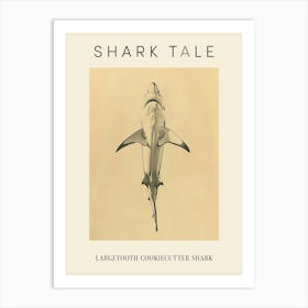 Mako Shark Vintage Illustration 1 Poster Art Print