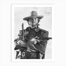 Clint Eastwood, Josey Wales 1975 Art Print