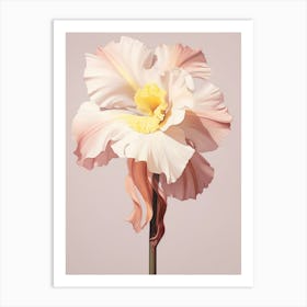 Floral Illustration Daffodil 2 Art Print