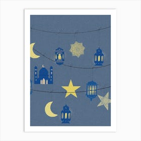 Islamic Lanterns Art Print