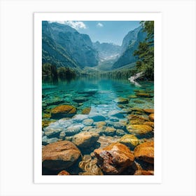 Lake In The Mountains 19 Art Print