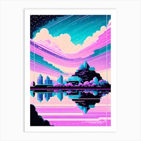 Pixel Art Art Print