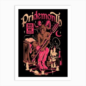 PriDEMONth - Queer Evil Baphomet Gift Art Print