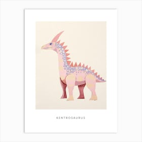 Nursery Dinosaur Art Kentrosaurus 2 Poster Art Print