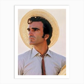 Daniel Day Lewis Retro Collage Movies Art Print