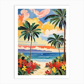 Hawaiian Sunset Art Print