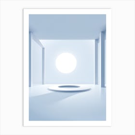 White Room With Light Art Print