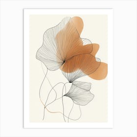 Ginkgo Leaves 6 Art Print