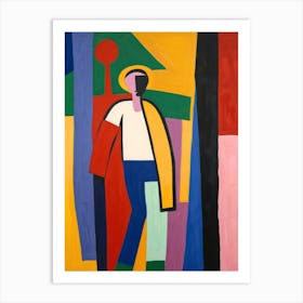 Man Walking Art Print