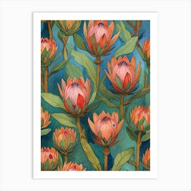 Proteas 1 Art Print