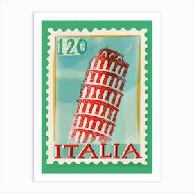 Italy Postage Stamp Art Print