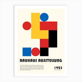 Bauhaus Ausstellung Minimalist Art Print