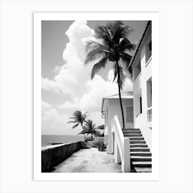Barbados, Black And White Analogue Photograph 1 Art Print