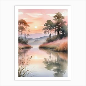 Watercolor Landscape Art Print (1) Art Print