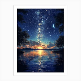 Night Sky 14 Art Print