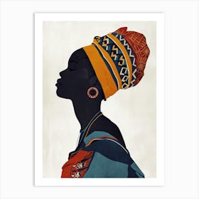 Nomadic Echoes| The African Woman Series Art Print