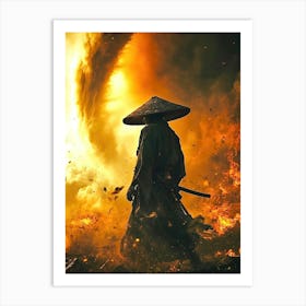 Samurai Warrior 3 Art Print