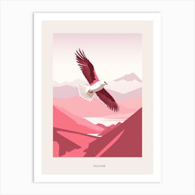 Minimalist Falcon 1 Bird Poster Art Print