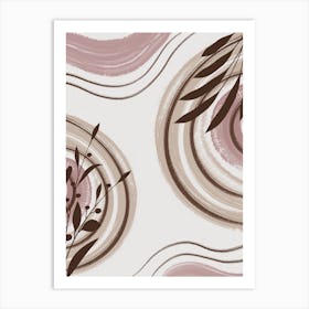 Abstract Swirls Art Print