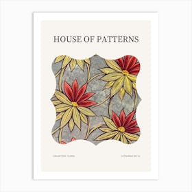 Floral Pattern Poster 52 Art Print