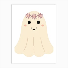 Cute Ghost 1 Art Print