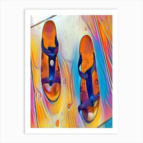 Pair Of Flip Flops Art Print