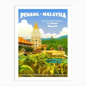 Penang, Malaysia Art Print