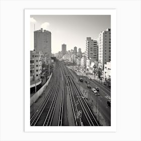 Tel Aviv, Israel, Photography In Black And White 7 Poster