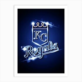Kansas Royals Logo Art Print