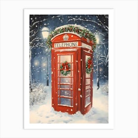 London Telephone Box 1 Art Print