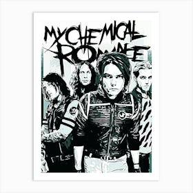 My Chemical Romance band music 4 Art Print