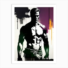 Man With A Shirt 1 Art Print