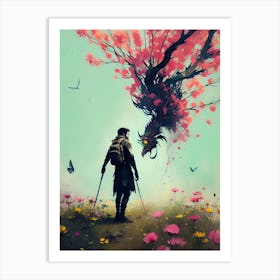 Man With A Sword Art Print