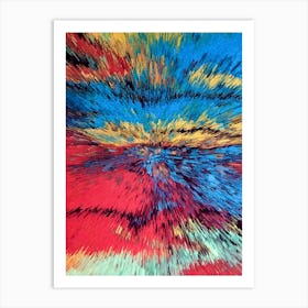 Acrylic Extruded Painting 597 Art Print