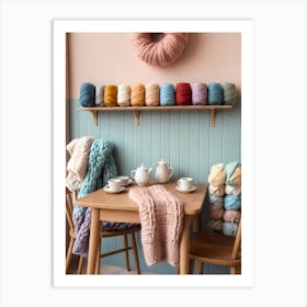 Room Full Of Yarn Art Print