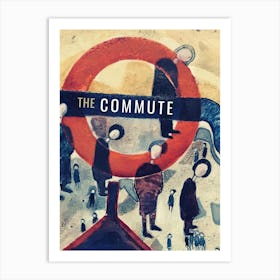 The Commute London Art Print