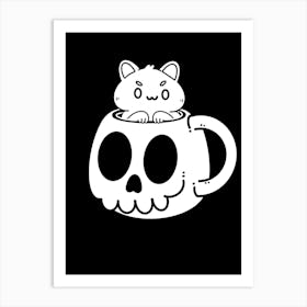 Catpuccino Art Print