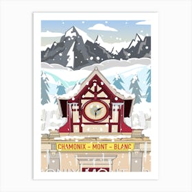 Chamonix Art Print